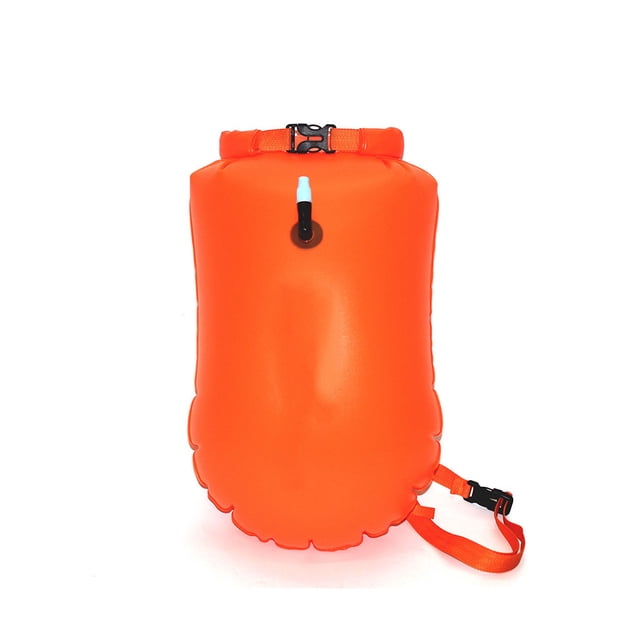 Greeniant Bolsa de aire seco inflable para natación con cinturón, boya para deportes acuáticos al aire libre, deriva, surf, pesca, rafting, esnórquel, Kits de desorden para acampar Naranja Greeniant OD027864-01