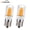 warm white, variant on Ruiandsion E17 Vintage Filament LED Bulb, Warm White 4300K 400LM, 110-130V, Perfect for Cafe, Boutique Display Case,2-Pack