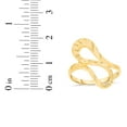 thumbnail image 4 of Floreo 10k Yellow Gold 20mm Freeform Curved Openwork Filigree Ring, 4 of 4