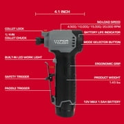 Hyper Tough 12V Brushless Cordless Die Grinder with 1.5Ah Battery