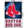 thumbnail image 3 of MLB Boston Red Sox - Logo 18 Wall Poster with Push Pins, 14.725" x 22.375", 3 of 3