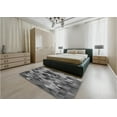 thumbnail image 4 of Ahgly Company Indoor Rectangle Patterned Gray Wolf Gray Area Rugs, 2' x 4', 4 of 6