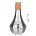 thumbnail image 5 of Trompette en Alliage d'Aluminium Silencieuse Silencieuse Anti-Perturbation Silencieuse Silencieuse Protection de Bord en Liège (80 %-90 % du Son Rouge, 5 of 5