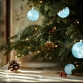 thumbnail image 4 of TIELUTT 6 Pcs Light Blue Shatterproof Hanging Rose Beads String Beads Chandelier 2013 Innovation Stained Glass Clear String the Ornament, 4 of 8