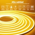 thumbnail image 2 of JWJ Tira LED 50 m, Luces Led Cálida IP65 Impermeable, Tira Recortable y Flexible para Espejo, Cocina, Gabinetes y Iluminación DIY de Hogar y Oficina, 2 of 7