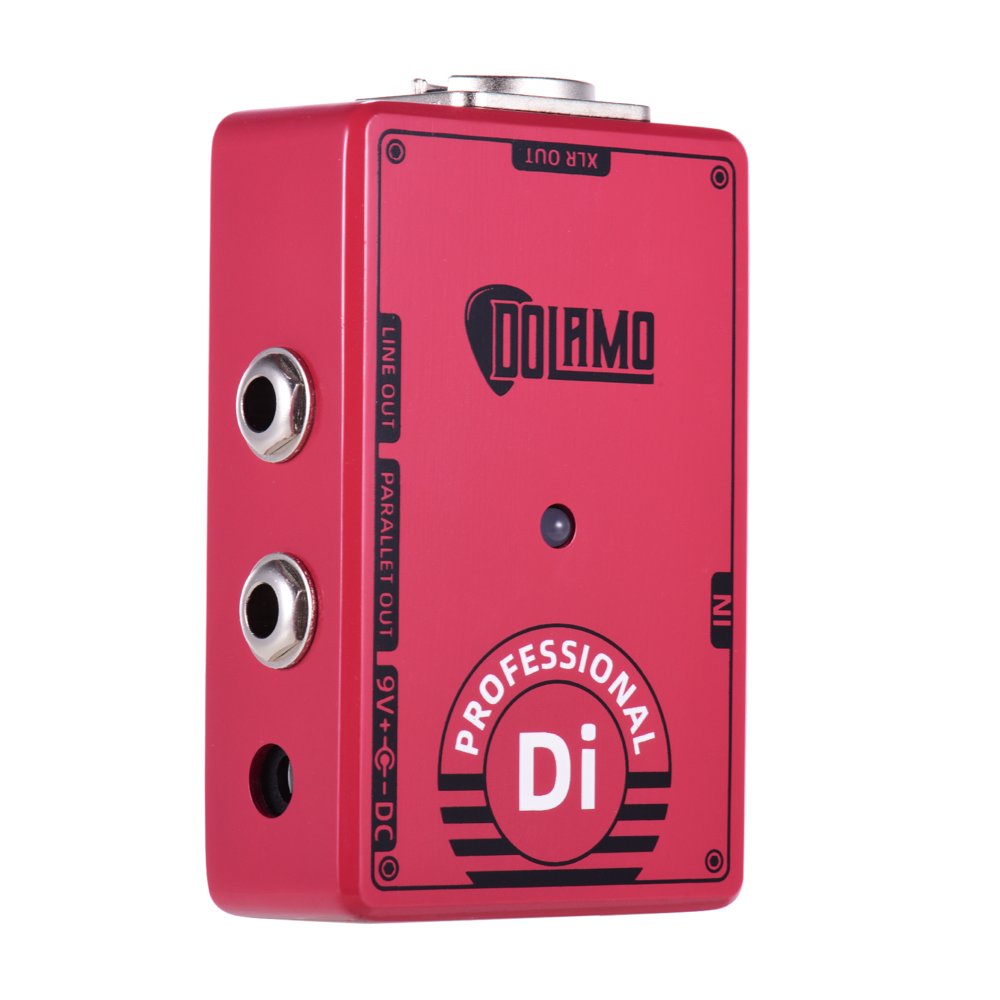 Dolamo D7 Professional DI Box Guitar Effect Pedal with Ground Lift Switch XLR Out for Electric