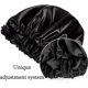 thumbnail image 3 of Satin Sleep Cap For Women Long Hair Silky Bonnet For Curly Hair Waterproof Satin Hair Cap For Sleeping Extra Large Double Layer Adjustable Satin Bonne, 3 of 5