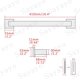 thumbnail image 2 of Toallero montado en la pared TUNC acero inoxidable SUS304 negro mate 40CM Sencillez, 2 of 5