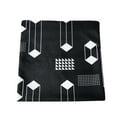 thumbnail image 5 of NTBAY Microfiber Throw Pillow Cover Decorative Square Pillowcase Black and White Print Cushion Case for Couch Sofa Bed Chair, 18 x 18 inch, 5 of 5
