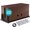 Walnut Varnished, variant on Extra Large Cable Management Box, Wood Cord Hider Box & Organizer for Power Strip, TV Wires & Desk Cable Storage