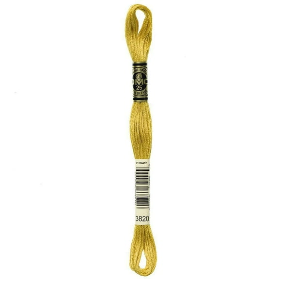 DMC Cotton 6-Strand Embroidery Floss 8 m (8.7 yd) Yellow