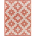 thumbnail image 2 of Hauteloom Arwa Living Room, Bedroom Area Rug - Brown, Orange - 5'3" x 7', 2 of 9