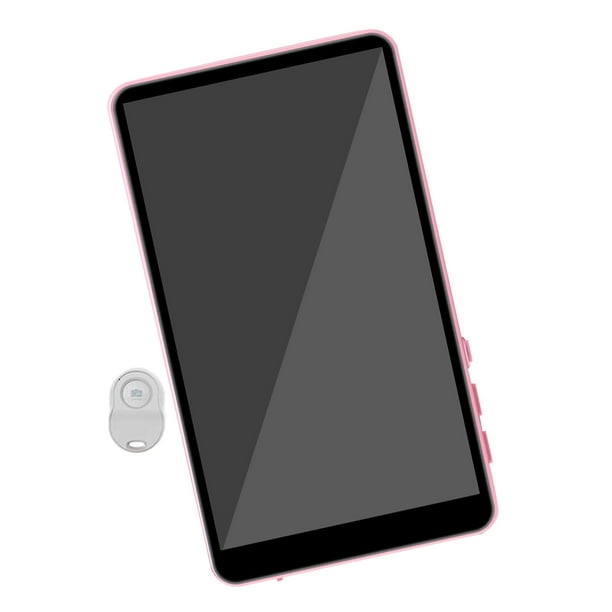 Soporte para teléfono con pantalla de monitor selfie externo para vlogs de teléfono para transmisión en vivo para mujeres rosa