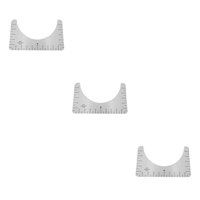 Regla de camiseta Moyic Herramienta de alineación de centrado de cuello 10x6 pulgadas