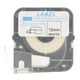 thumbnail image 2 of Cinta Para Rotulador, Cinta Para Etiquetas De 12 Mm Resistente A Los Arañazos, Entintado Uniforme Blanco Para Líneas De Datos De Internet, 2 of 8