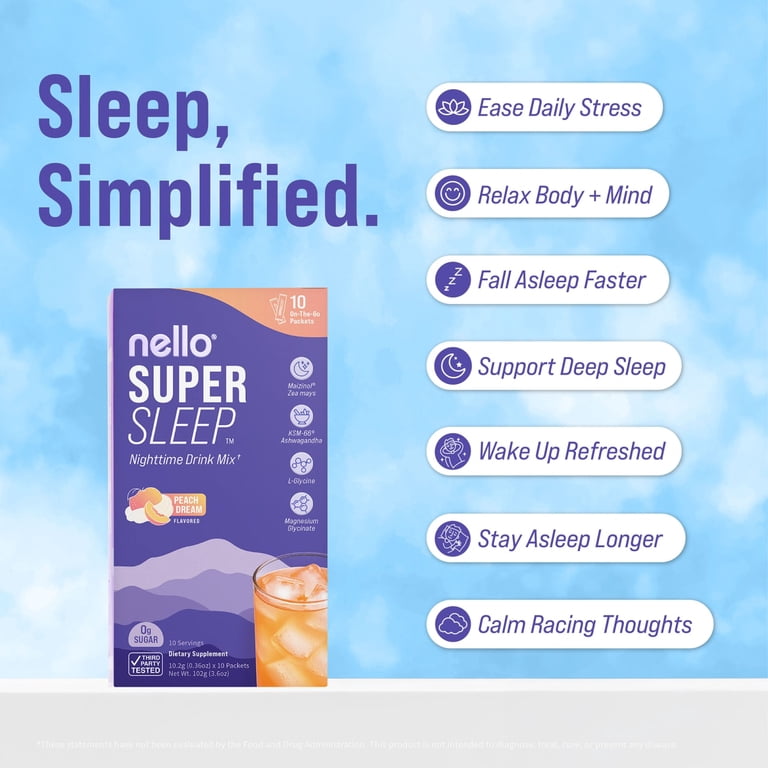 Nello Supersleep Peach Dream Sleep Mix, 10 Packets photo 3