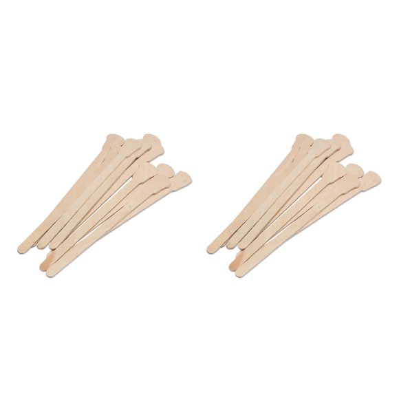 Soidarity Palo de cera para el cabello Depresores de lengua desechables Frijol de cera Depilación portátil Pieza de Suministros de belleza Bordes Type1 NO1 Soidarity CBP213361