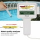 thumbnail image 3 of sweethay Medidor de PH Digital plástico operación Simple probador de piscina herramientas multifunción Detector de medición herramienta de pantalla Medidores de medidas dimensionales sweethay TO011524-00B, 3 of 6
