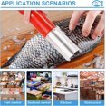 thumbnail image 5 of Descamador de pescado eléctrico Rascador de escamas de pescado Limpiador con potente motor impermeable para descamar pescado (rojo 1 batería), 5 of 5