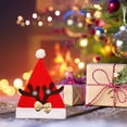 thumbnail image 5 of Franhais Unisex Santa Claus Hat for Adult/ Child, Christmas Cap with Fluffy Plush Brim and Pom Pom Ball, Ideal Gifts for Friends, 5 of 8