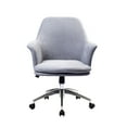 thumbnail image 3 of Porthos Home Nala Velvet Office Chair with Arms, Adjustable Seat, 3 of 8