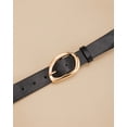 thumbnail image 6 of Punplita Women Belts for Women with Gold Buckle Black Belt for Jeans Dresses Ladies Fashion, 6 of 9