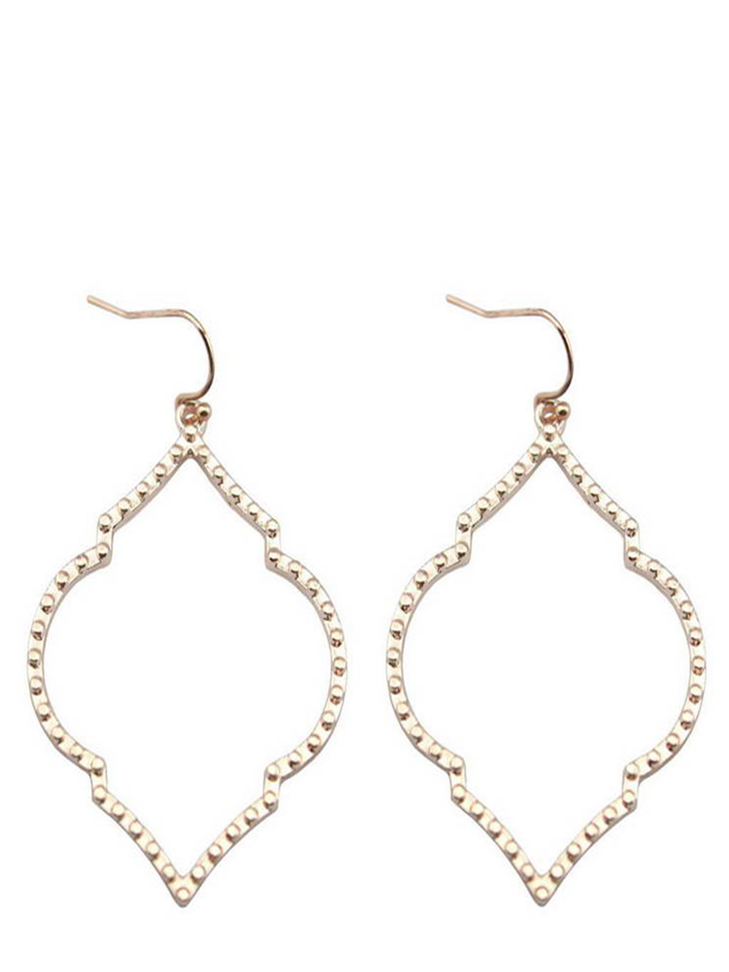 StylesILove Womens Girls Arabesque Chandelier Filigree Statement Earrings (Rose Gold) - image 1 of 1