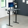 thumbnail image 2 of VIVO Black Electric 44"x 24" Sit Stand Desk, Height Adjustable Workstation, 2 of 8