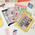 thumbnail image 2 of Libro de almacenamiento de tarjetas pequeñas DIYAS Star de 3 x 5 pulgadas con organizador de rotafolios con cremallera, 2 of 6