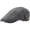 grey, variant on Byfri Men's Cotton Flat Cap Khaki Adjustable Newsboy Hat Breathable Beret-Style for Golf Driving Travel