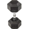 thumbnail image 2 of Rubber Encased Hex Dumbbell in Pairs  Singles or Set, 2 of 4