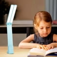 thumbnail image 2 of Multi-Function LED Double Head Desk Lamp with Large Lighting Range for Home Office, Portable Small Battery Operated Rechargeable Light, Reading, Studying, Dormitory, 2 of 7