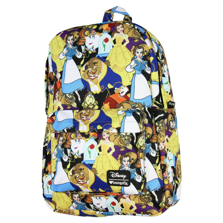 Loungefly Disney Beauty and the Beast Belle Character Girls' Laptop  Backpack 