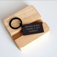 thumbnail image 2 of Nurse Gifts, Funny Keychain for Father's Day, 'Retired Nurse. Figure It Out Yourself.' Engraved Stainless Steel Keychain Gifts from Family, Coworkers, Friends, 2 of 4