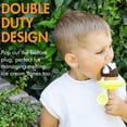thumbnail image 4 of sunsanly 2/3Pcs Silicone Popsicle Holders for Kids No Drip Reusable Ice Cream Cone Catcher Easy to Clean Dual Functional Popsicle Accessory, 4 of 8