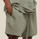 thumbnail image 4 of Pantalones cortos deportivos para gimnasio para hombre Pantalones cortos de gimnasio para hombre con cintura elástica de 5,5 pulgadas Adepaton BST3006984-1, 4 of 6