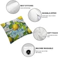 thumbnail image 6 of Italian lemon pillowcase, blue ceramic tile, lemon decoration, blue ceramic tile, lemon fruit, farmhouse, family gatherings, 1 set of 2 , various specifications, 6 of 7