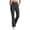 Dark Gray-1, variant on Womens High Waisted Yoga Pants Straight Leg Leggings Petite Regular, Side Pockets, Slim Fit, Solid Color, Women's Yoga Legging, Bell Bottom,Work Lounge Daily