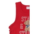 thumbnail image 6 of Way to Celebrate Girls Patriotic Americana Cinched Tank and Flutter Short Set, 2-Piece, Sizes 4-18, 6 of 12