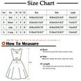 thumbnail image 3 of Diufon Dresses for Women Square Neck Sleeveless Lace-Up Strap Dress Plaid Printed Elastic Waist Dress, 3 of 7