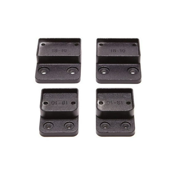 Rail Connector-Matte Black, 4 pack