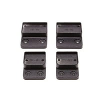 Rail Connector-Matte Black, 4 pack
