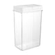 thumbnail image 2 of Organizador de especias blanco | Contenedor de almacenamiento con compartimentos apto para uso alimentario | Tarro transparente para especias de cocina con tapa extraíble para comino, pimienta, 2 of 6