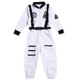 thumbnail image 1 of Mono de astronauta para niño de Halloween Disfraz de astronauta para niño Disfraz de Cosplay para el día de los niños (Blanco L), 1 of 5