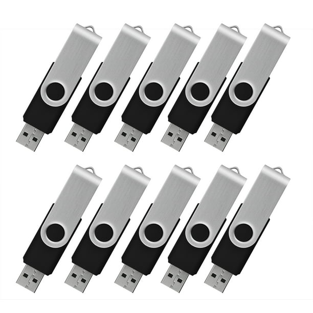 KOOTION 10Pack 2GB USB Flash Drive Memory Stick Fold Storage Thumb Pen