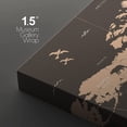 thumbnail image 4 of wall26 Canvas Print Wall Art Set Retro Vintage Antique Sepia World Map Global Country Illustrations Modern Decorative International Educational for Living Room, Bedroom, Office - 16"x24" x, 4 of 5