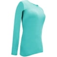 thumbnail image 3 of Women's Under Scrub Tee Crew Neck Long Sleeve T-Shirt, 3 of 7