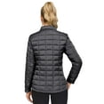 thumbnail image 2 of Little Donkey Andy Women's Quilted Puffer Jacket Lightweight Insulated Jacket Full Zip Thermal Padded Winter Coat with Pockets Carbon black S, 2 of 6
