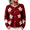 1-Red, variant on Arlun Women's Elegant 3D Floral Cardigan Sweaters Fall Winter Long Sleeve Crewneck Knitted Sweater Outerwear Ladies Casual Loose Fit Soft Warm Button Open Front Cardigans 1-White XL