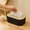 Black, variant on Tissue Box Cover with Phone Holder, Multipurpose Facial Tissue Organizer for Bathroom Vanity, Kitchen Counter, Bedroom Dresser, and Office Table